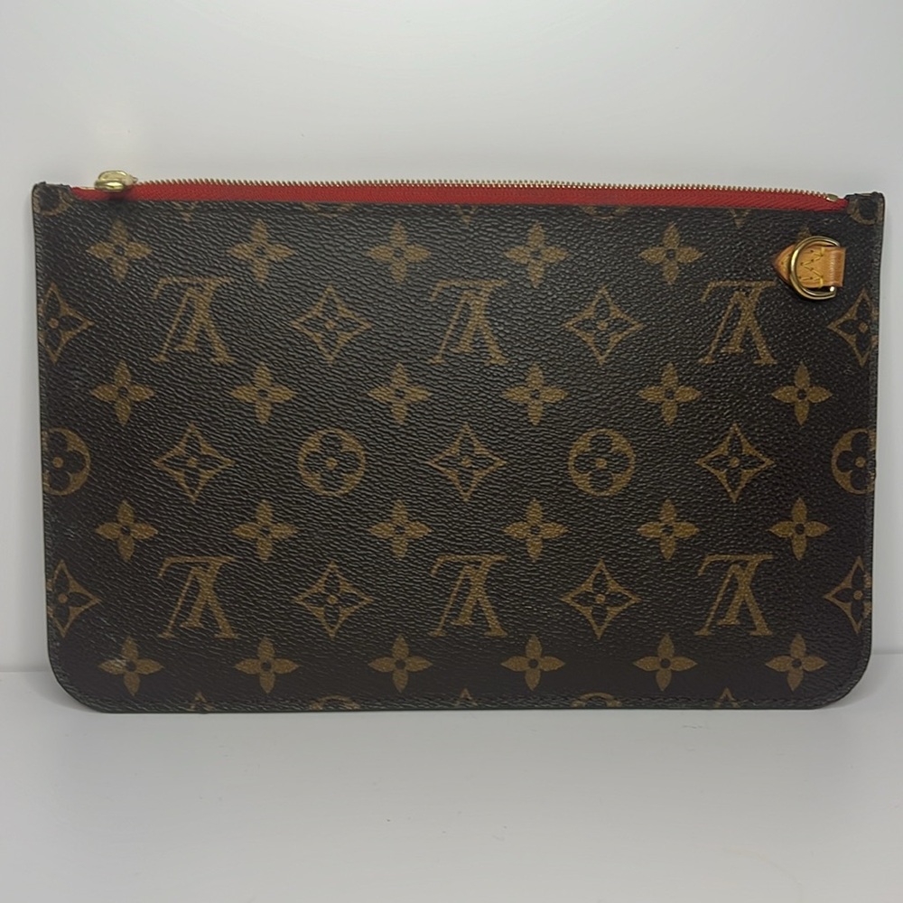 Louis Vuitton Neverfull Pochette Monogram Cherry - Picture 2 of 15